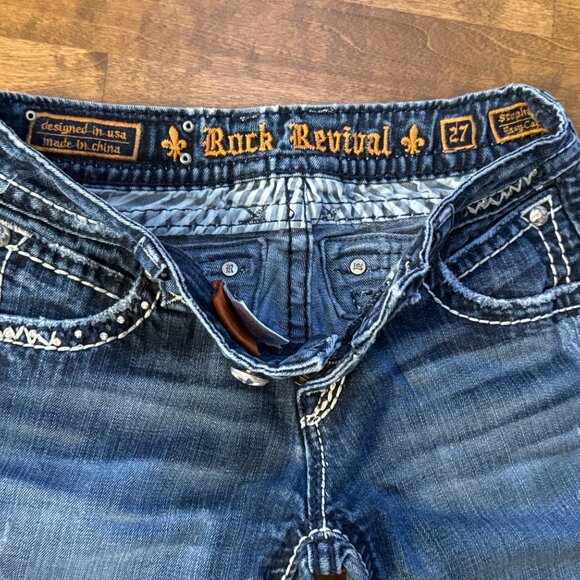 Ladies Rock Revival Capris - Stephanie" - Picture 2 of 3